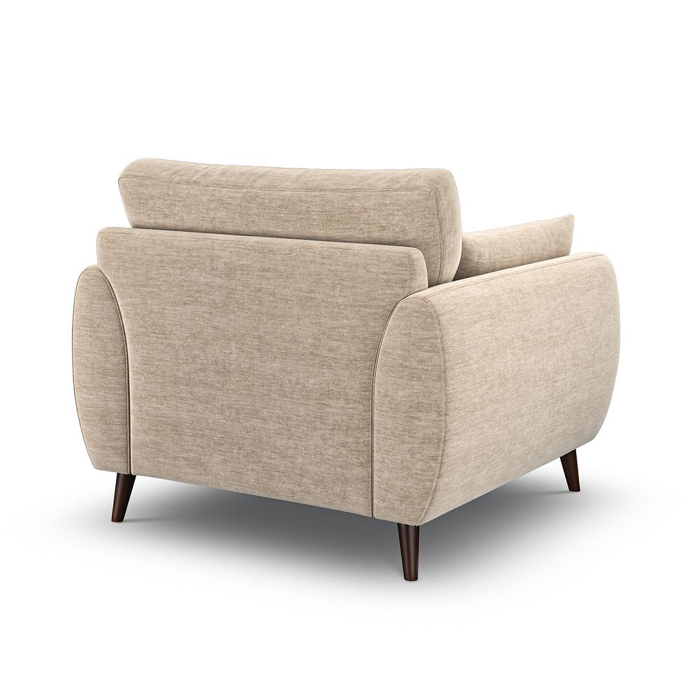 Nova Armchair in Canna Sand Fabric 3