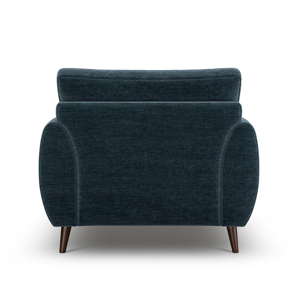 Nova Armchair in Canna Steel Blue Fabric 4