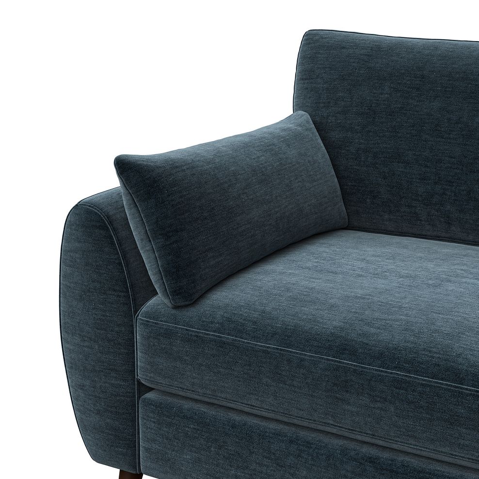Nova Armchair in Canna Steel Blue Fabric 6