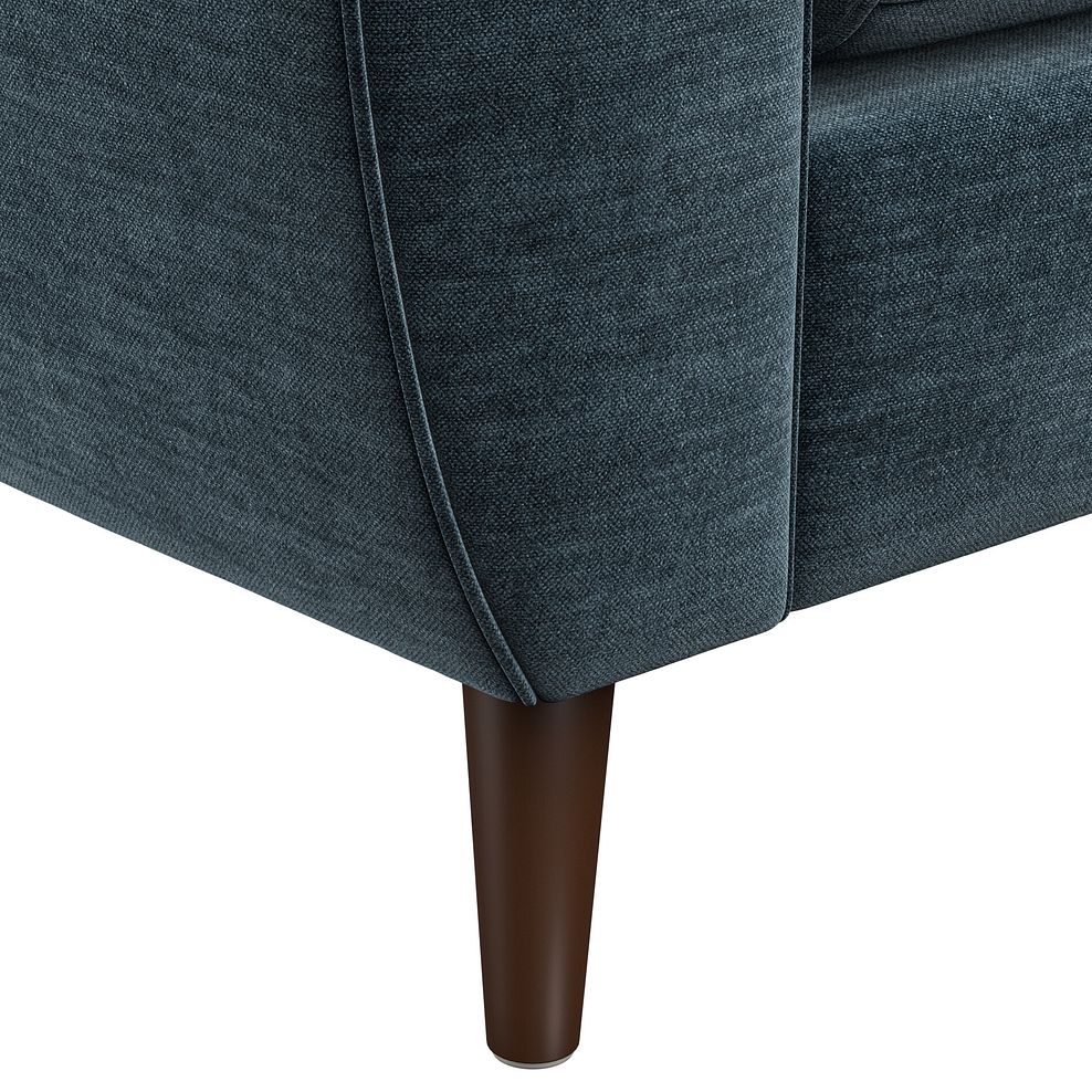 Nova Armchair in Canna Steel Blue Fabric 9