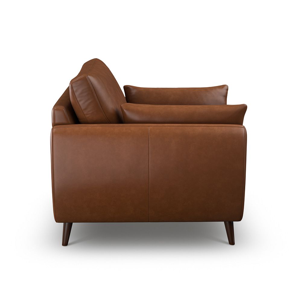 Nova Armchair in Chestnut Brown leather 8
