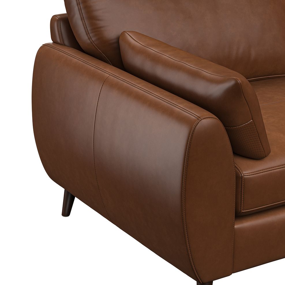 Nova Armchair in Chestnut Brown leather 11