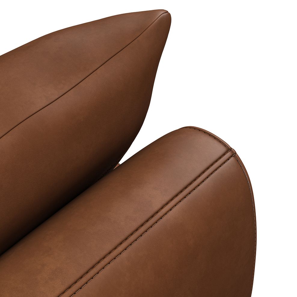 Nova Armchair in Chestnut Brown leather 13