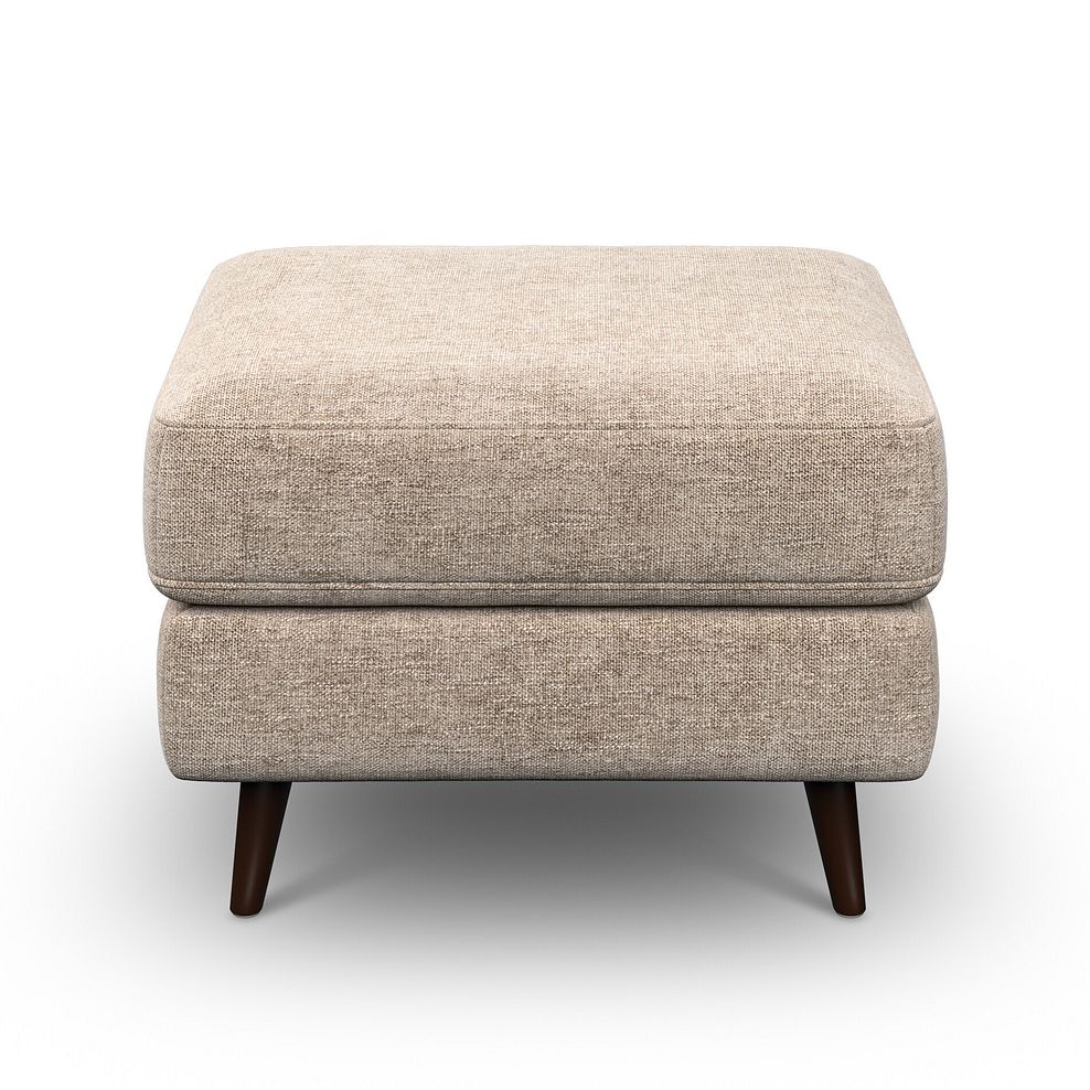 Nova Footstool in Arlan Abalone Fabric 2