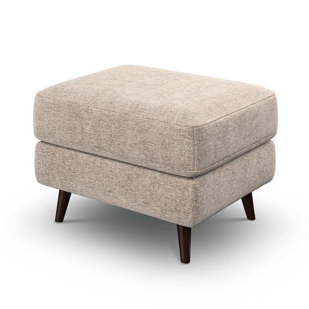 Nova Footstool in Arlan Abalone Fabric 3