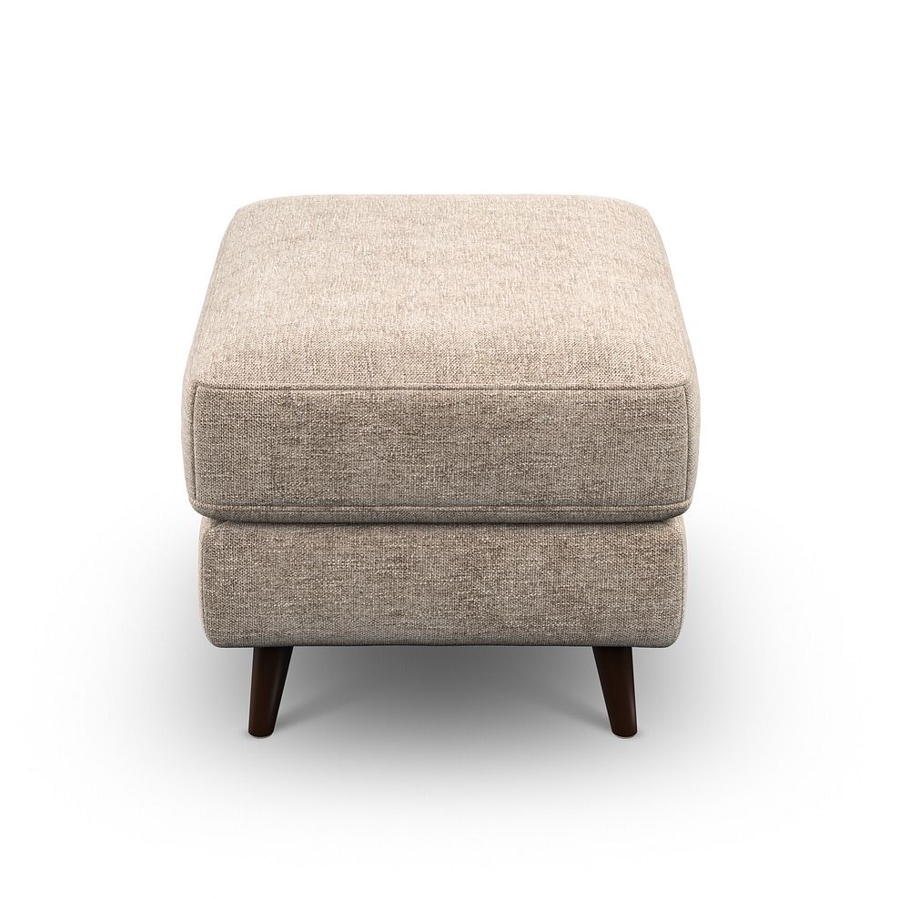 Nova Footstool in Arlan Abalone Fabric 4