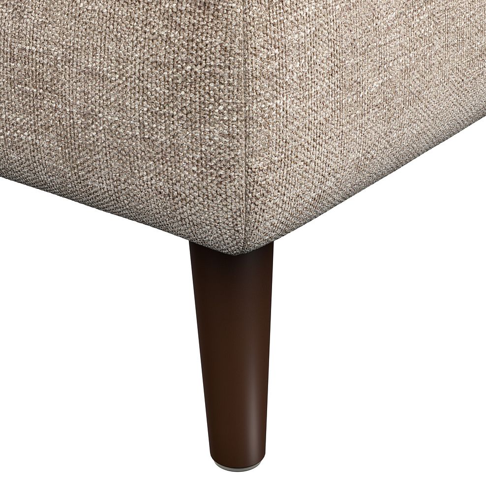 Nova Footstool in Arlan Abalone Fabric 5