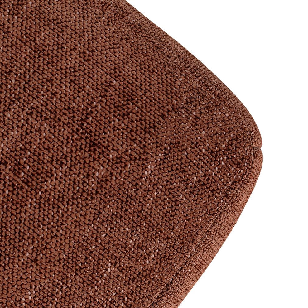 Nova Footstool in Arlan Copperwood Fabric 6