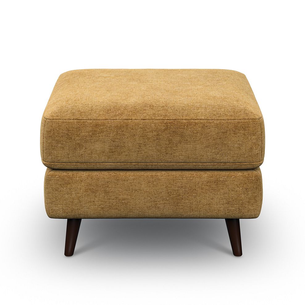 Nova Footstool in Arlan Honeycomb Fabric 2