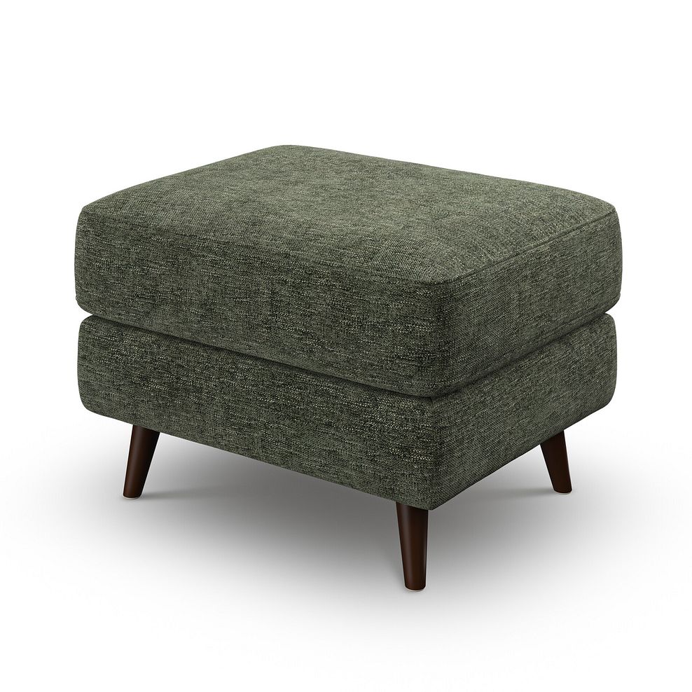 Nova Footstool in Arlan Mossy Fabric 3