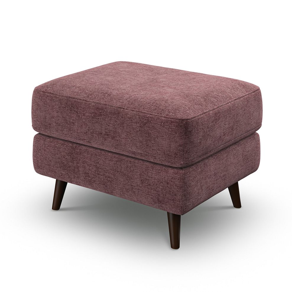 Nova Footstool in Arlan Rosewood Fabric 3