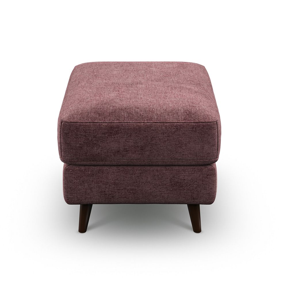 Nova Footstool in Arlan Rosewood Fabric 4