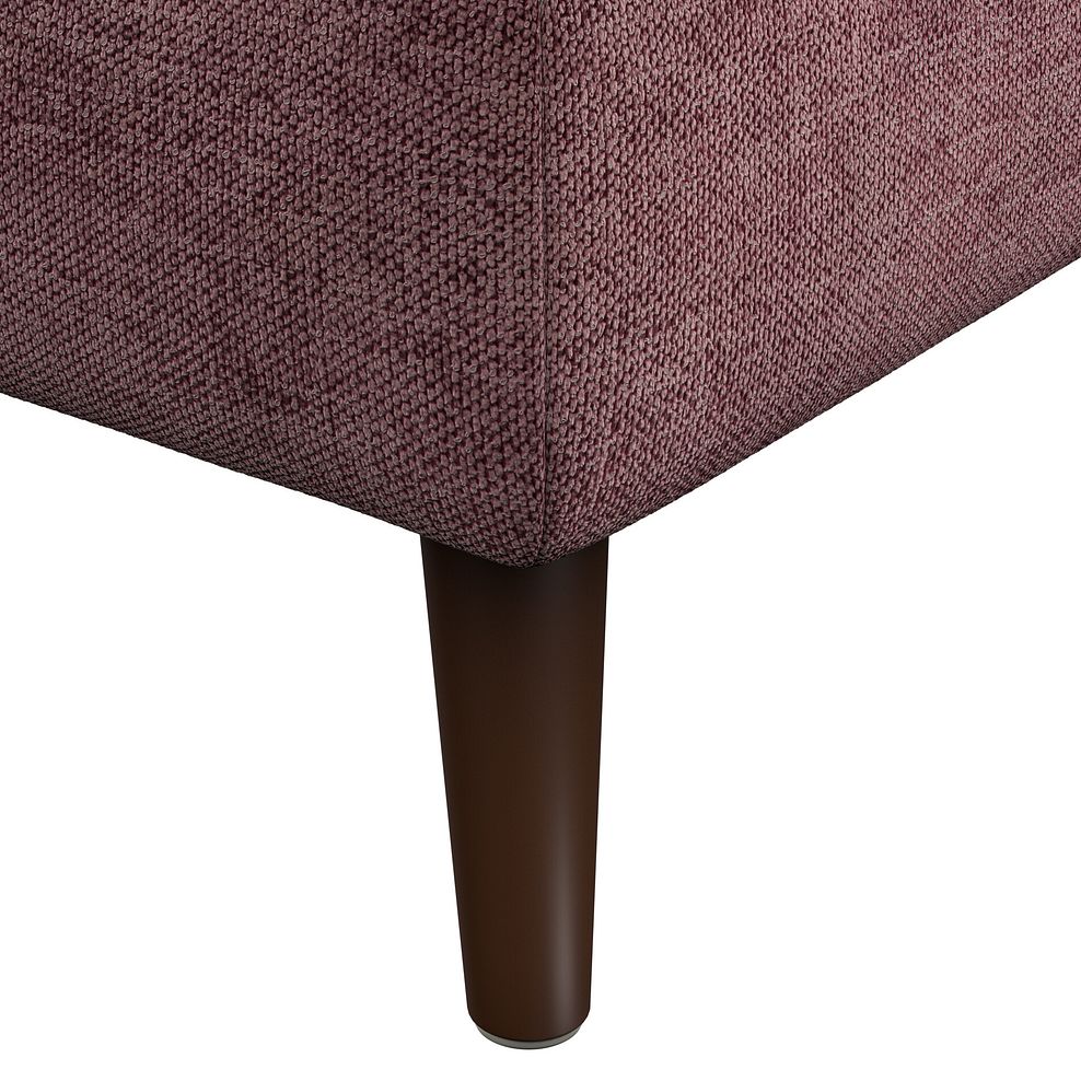 Nova Footstool in Arlan Rosewood Fabric 5