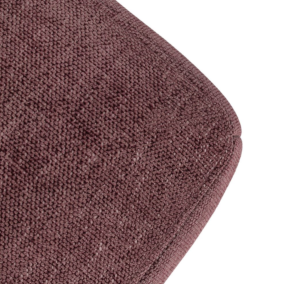 Nova Footstool in Arlan Rosewood Fabric 6