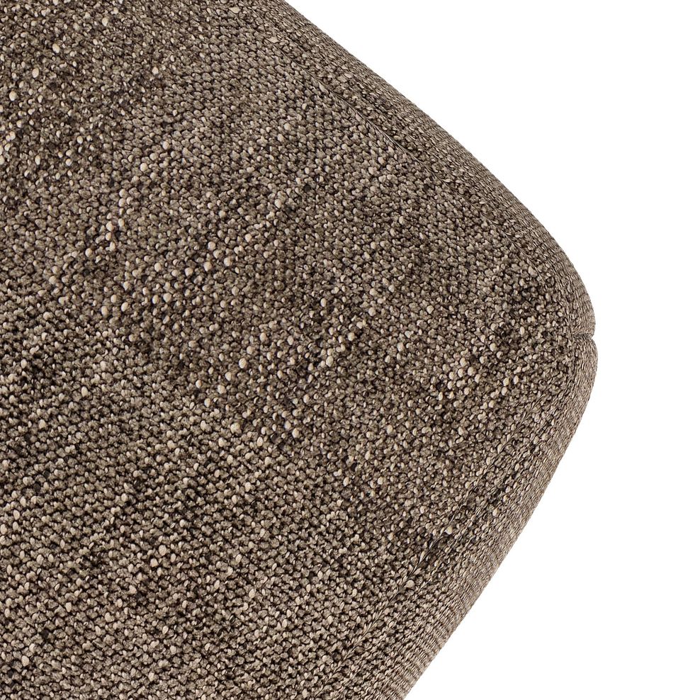 Nova Footstool in Arlan Smokestone Fabric 6