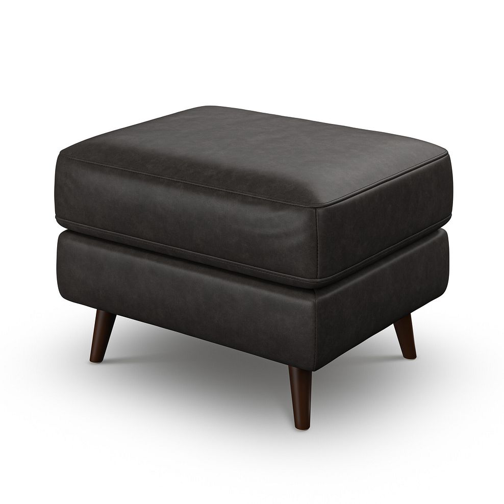 Nova Footstool in Ash Leather 3