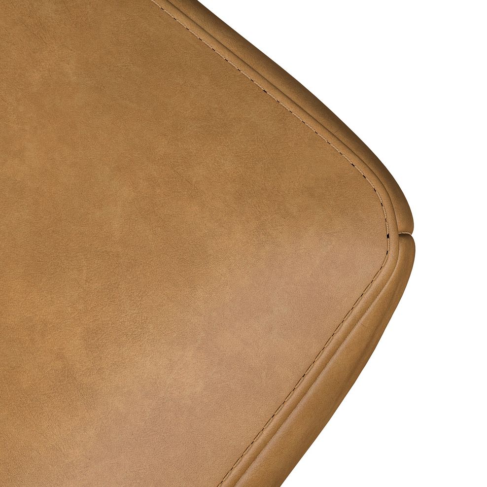 Nova Footstool in Brown Leather 6