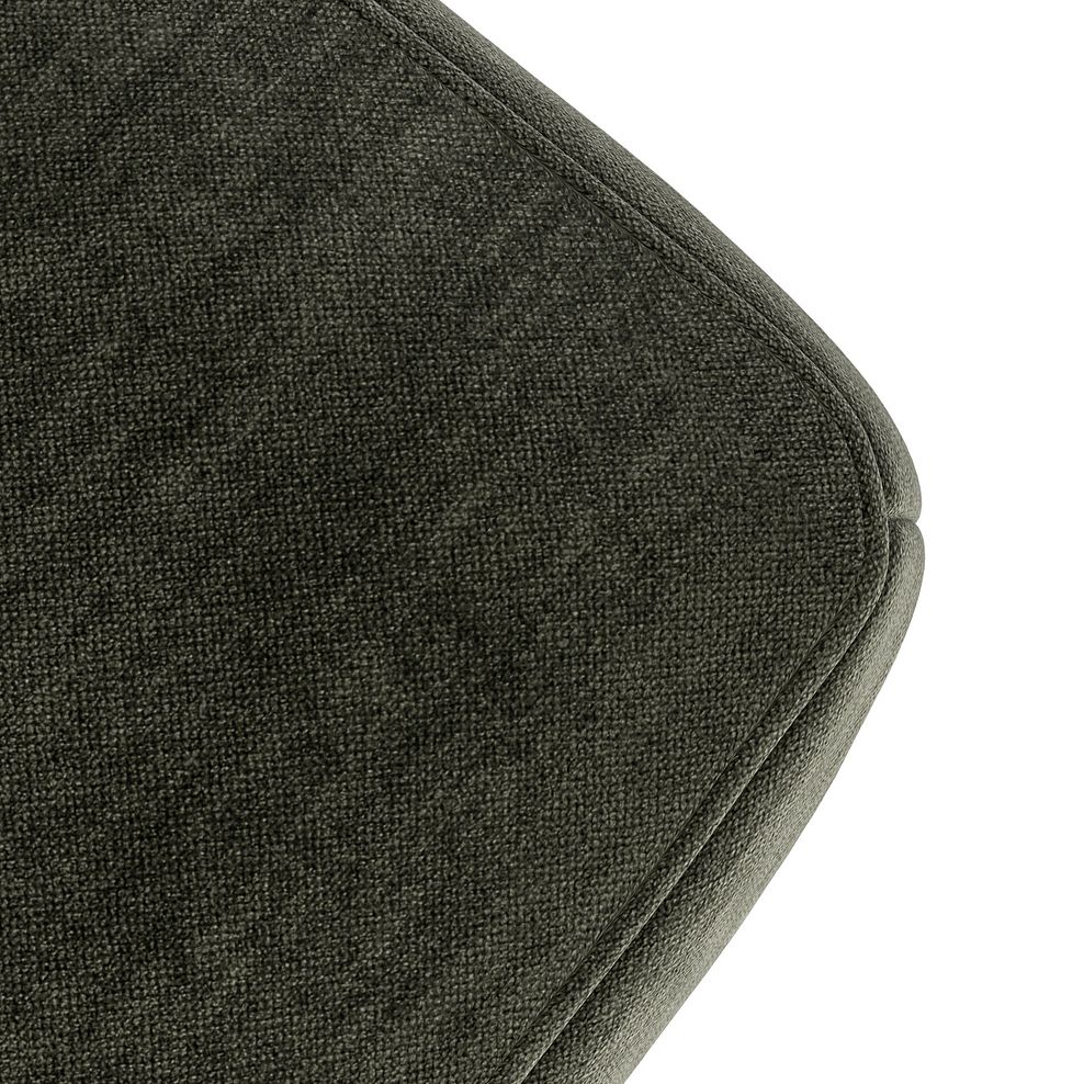 Nova Footstool in Canna Dark Green Fabric 6