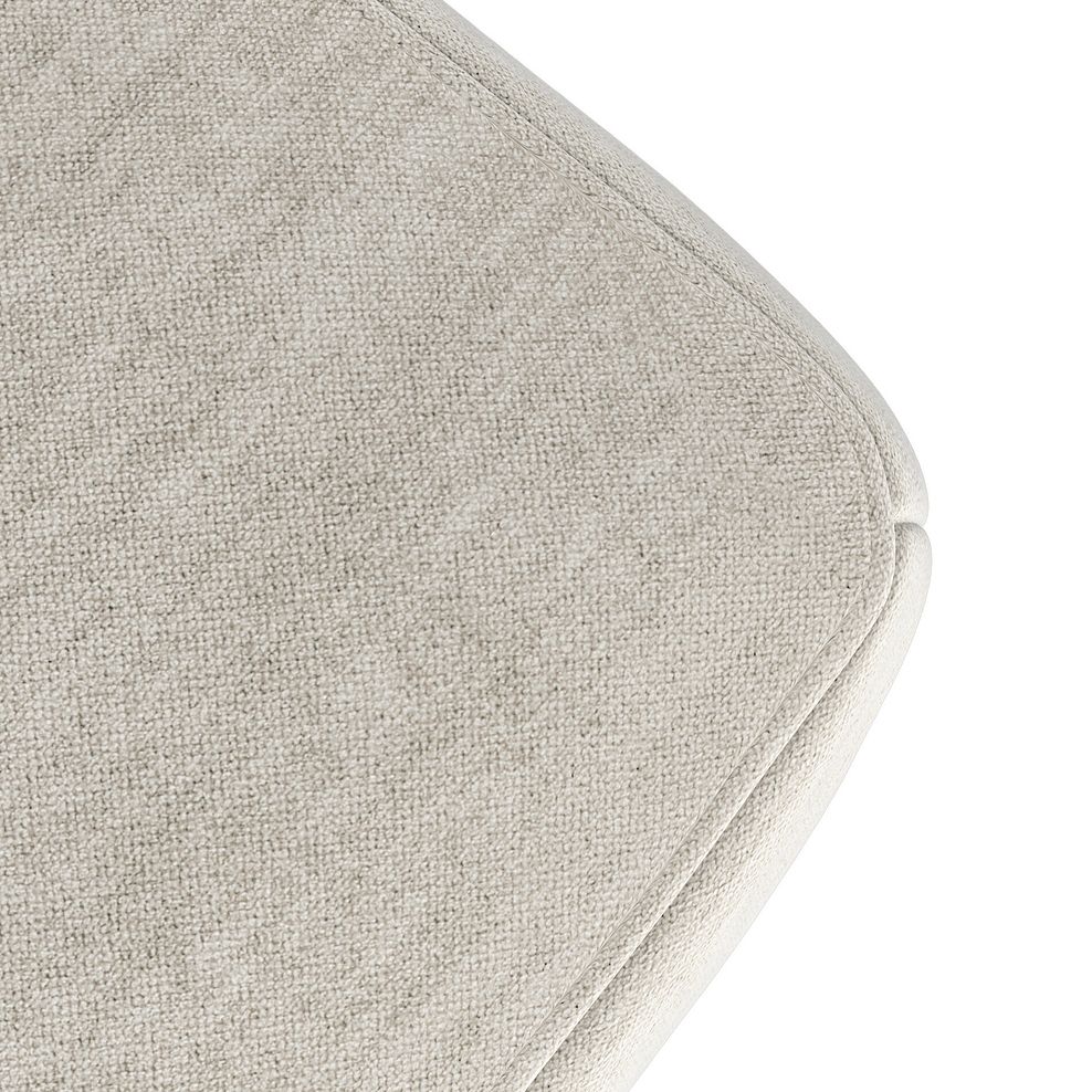 Nova Footstool in Canna Light Grey Fabric 6