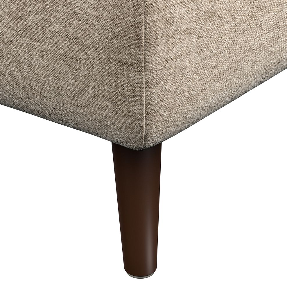 Nova Footstool in Canna Sand Fabric 5