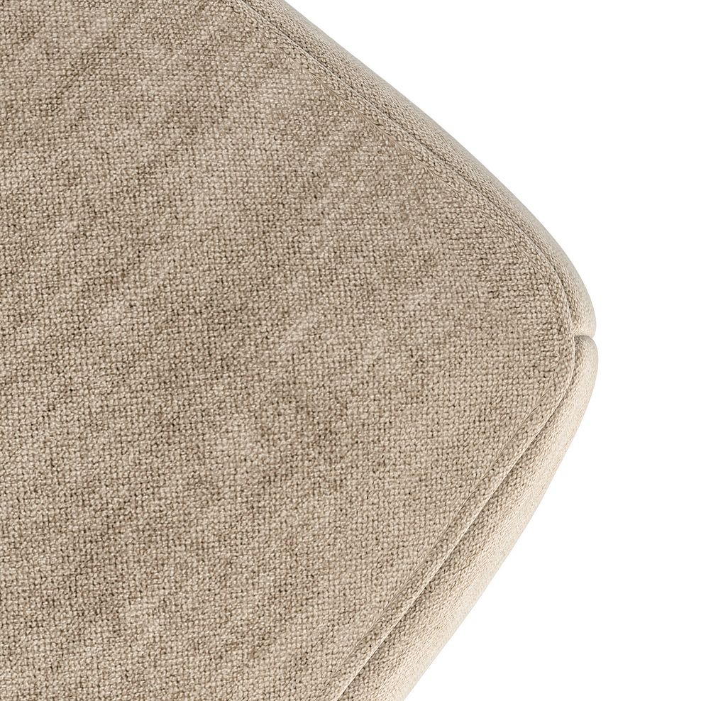 Nova Footstool in Canna Sand Fabric 6