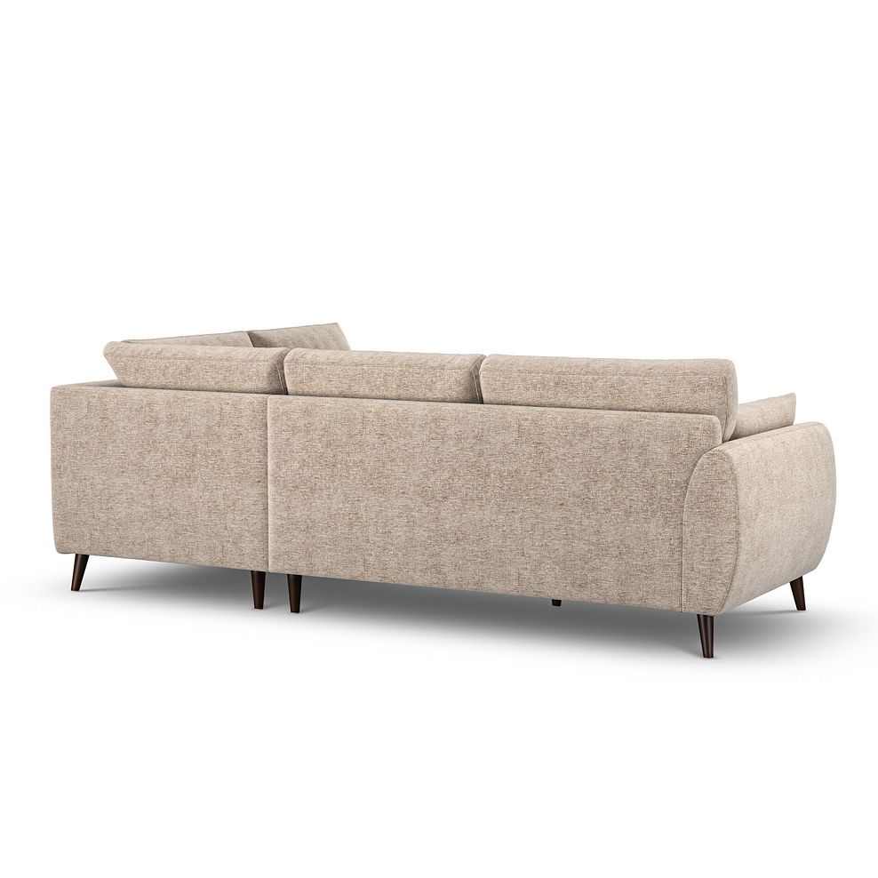 Nova Left Hand Corner Chaise Sofa in Arlan Abalone Fabric 3