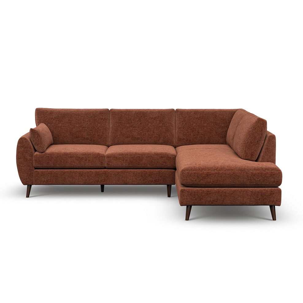 Nova Left Hand Corner Chaise Sofa in Arlan Copperwood Fabric 2