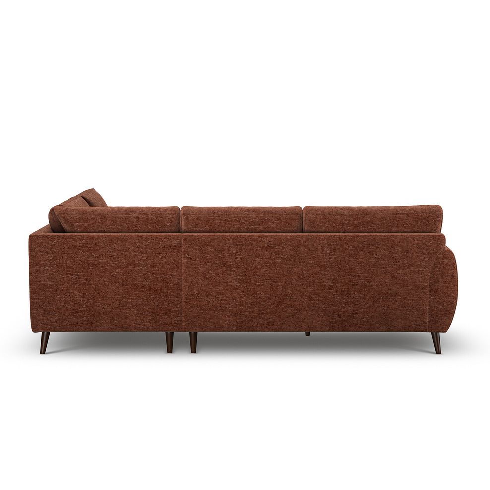 Nova Left Hand Corner Chaise Sofa in Arlan Copperwood Fabric 4