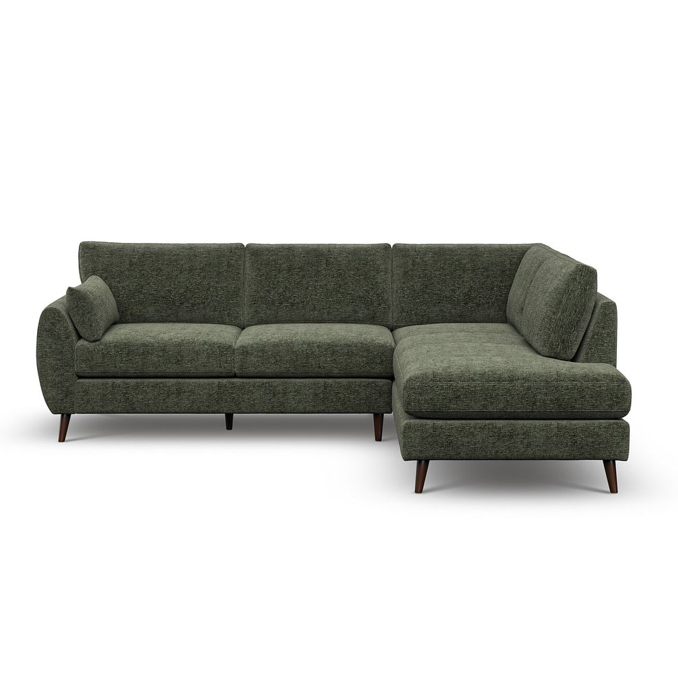 Nova Left Hand Corner Chaise Sofa in Arlan Mossy Fabric 2