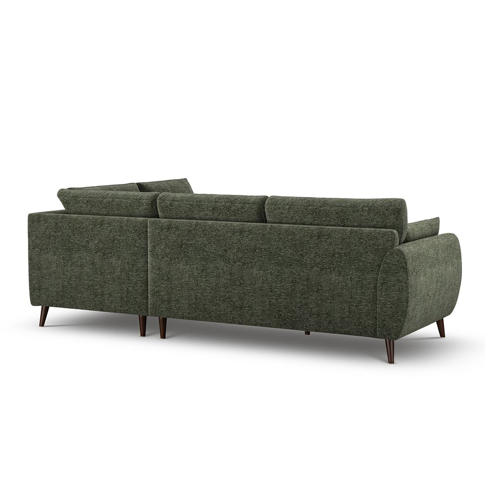 Nova Left Hand Corner Chaise Sofa in Arlan Mossy Fabric 3