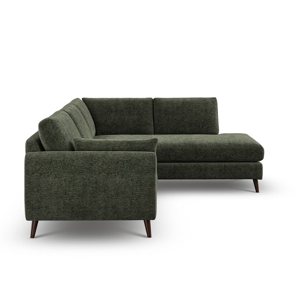 Nova Left Hand Corner Chaise Sofa in Arlan Mossy Fabric 5