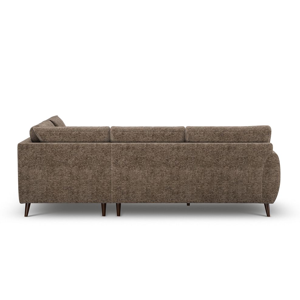 Nova Left Hand Corner Chaise Sofa in Arlan Smokestone Fabric 4