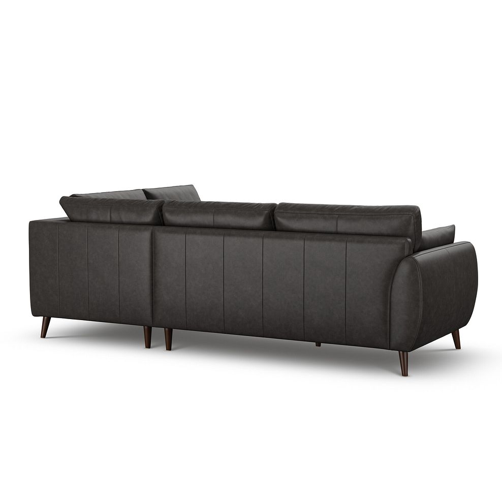 Nova Left Hand Corner Chaise Sofa in Ash Leather 3