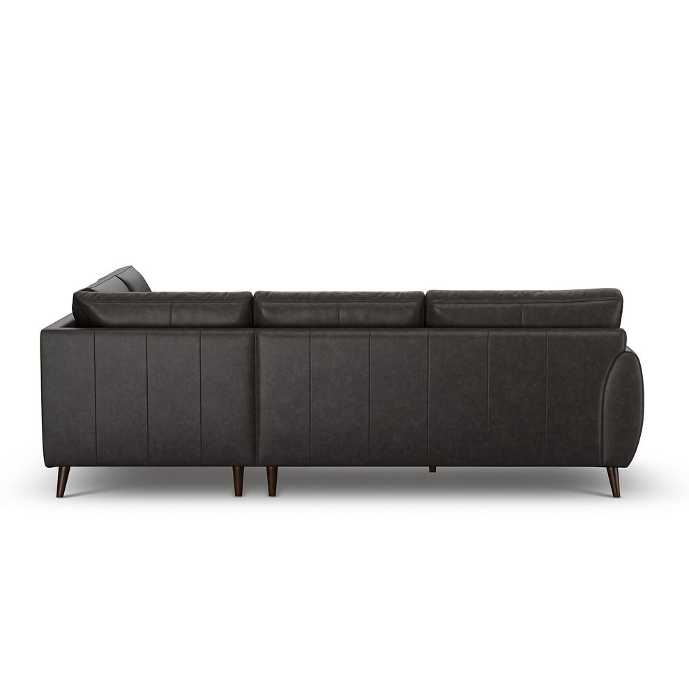 Nova Left Hand Corner Chaise Sofa in Ash Leather 4