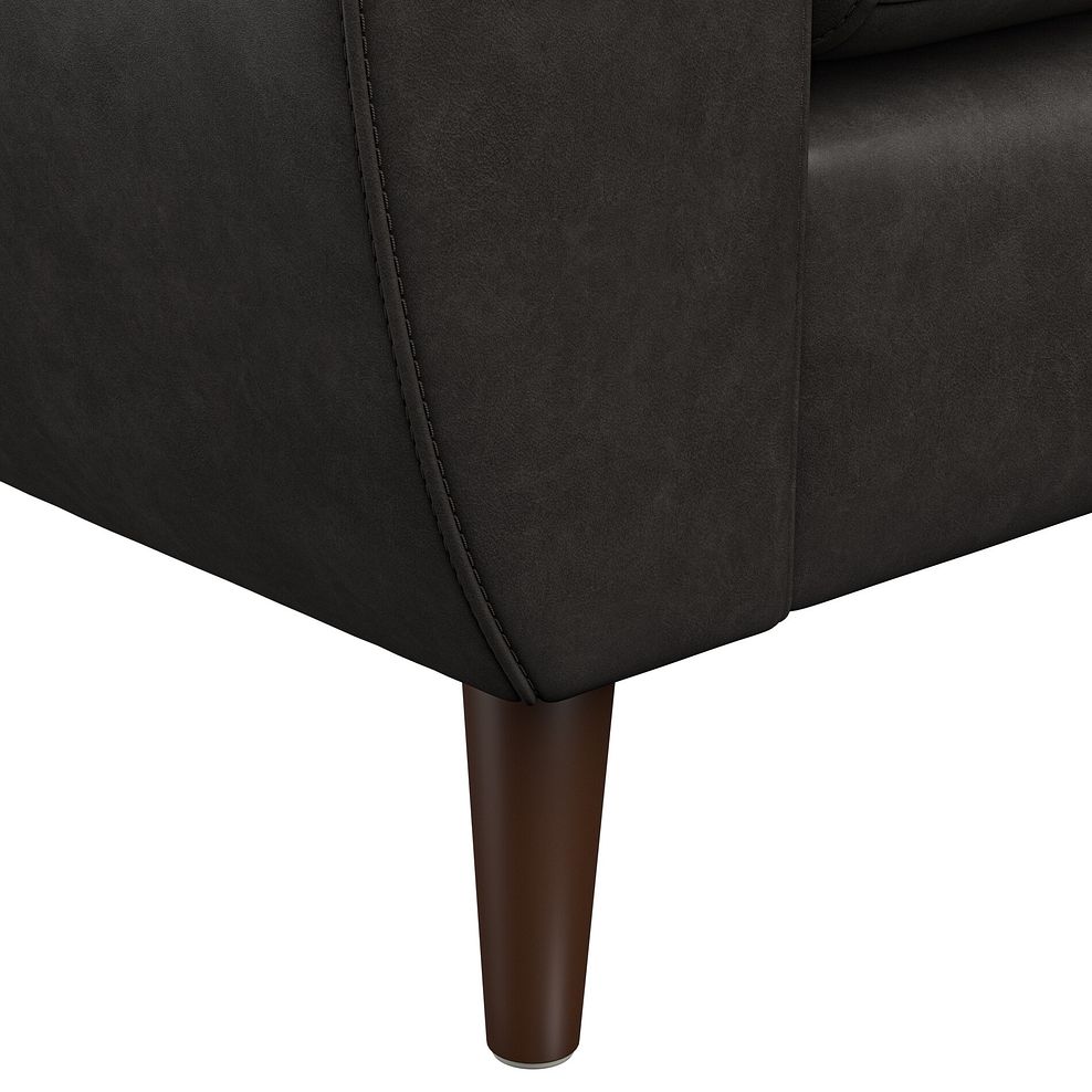 Nova Left Hand Corner Chaise Sofa in Ash Leather 9