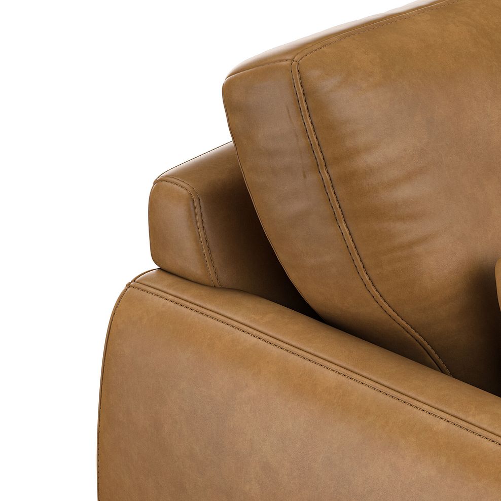 Nova Left Hand Corner Chaise Sofa in Brown Leather 7