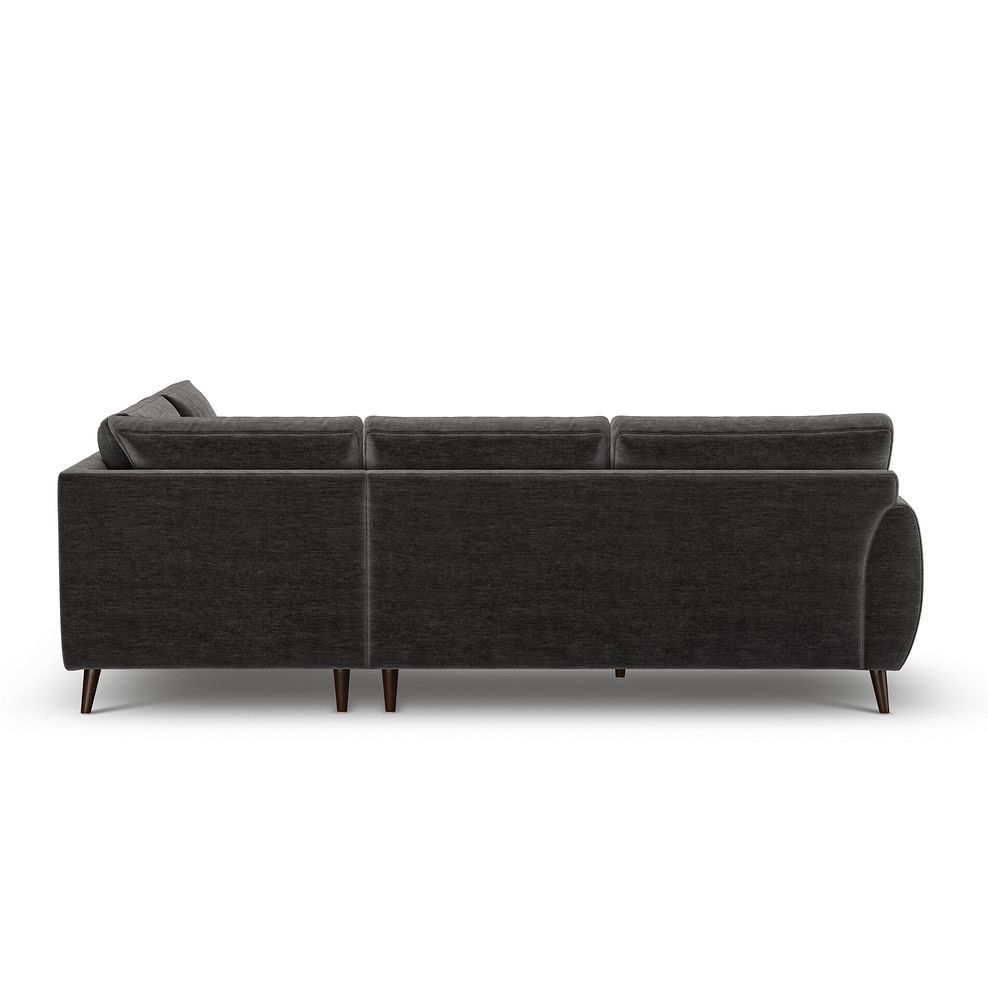Nova Left Hand Corner Chaise Sofa in Canna Dark Grey Fabric 4