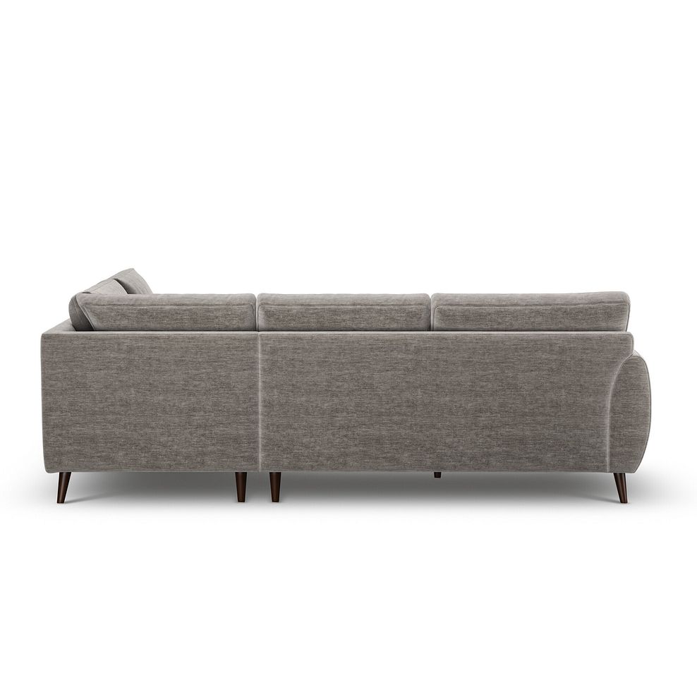 Nova Left Hand Corner Chaise Sofa in Canna Grey Fabric 4