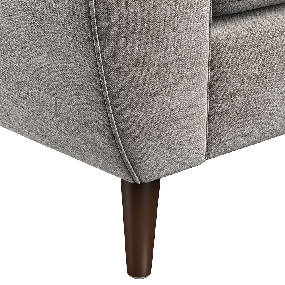 Nova Left Hand Corner Chaise Sofa in Canna Grey Fabric 9