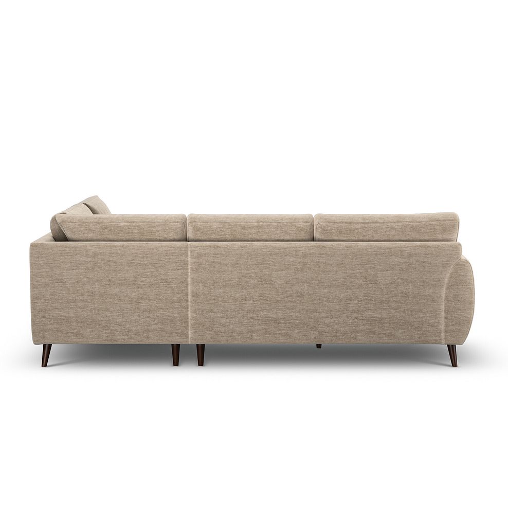 Nova Left Hand Corner Chaise Sofa in Canna Sand Fabric 4