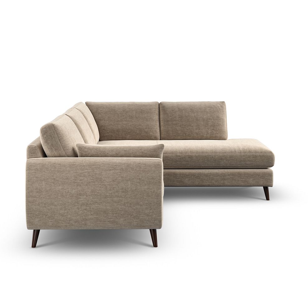 Nova Left Hand Corner Chaise Sofa in Canna Sand Fabric 5