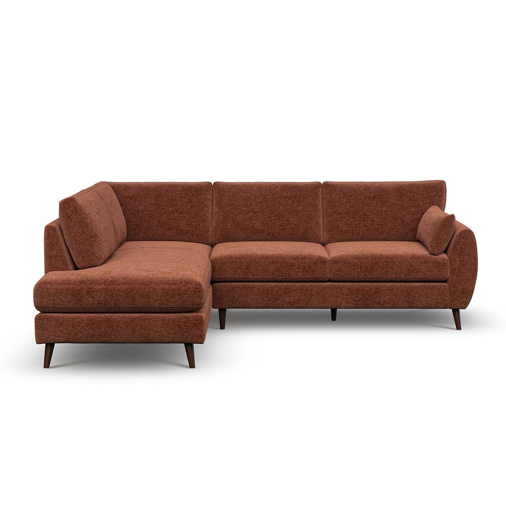 Nova Right Hand Corner Chaise Sofa in Arlan Copperwood Fabric 2