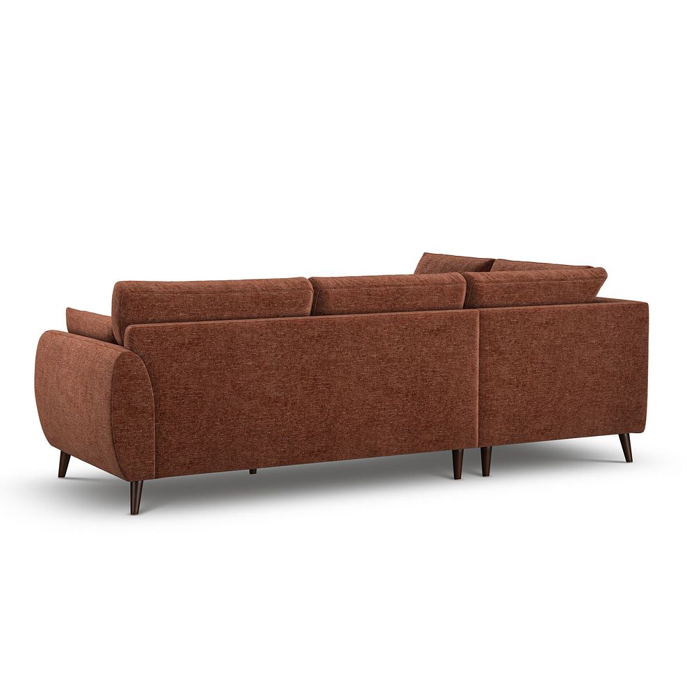 Nova Right Hand Corner Chaise Sofa in Arlan Copperwood Fabric 3