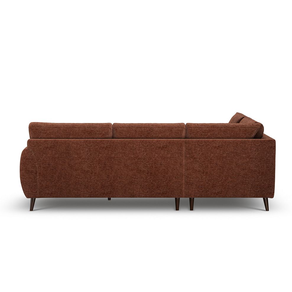 Nova Right Hand Corner Chaise Sofa in Arlan Copperwood Fabric 4