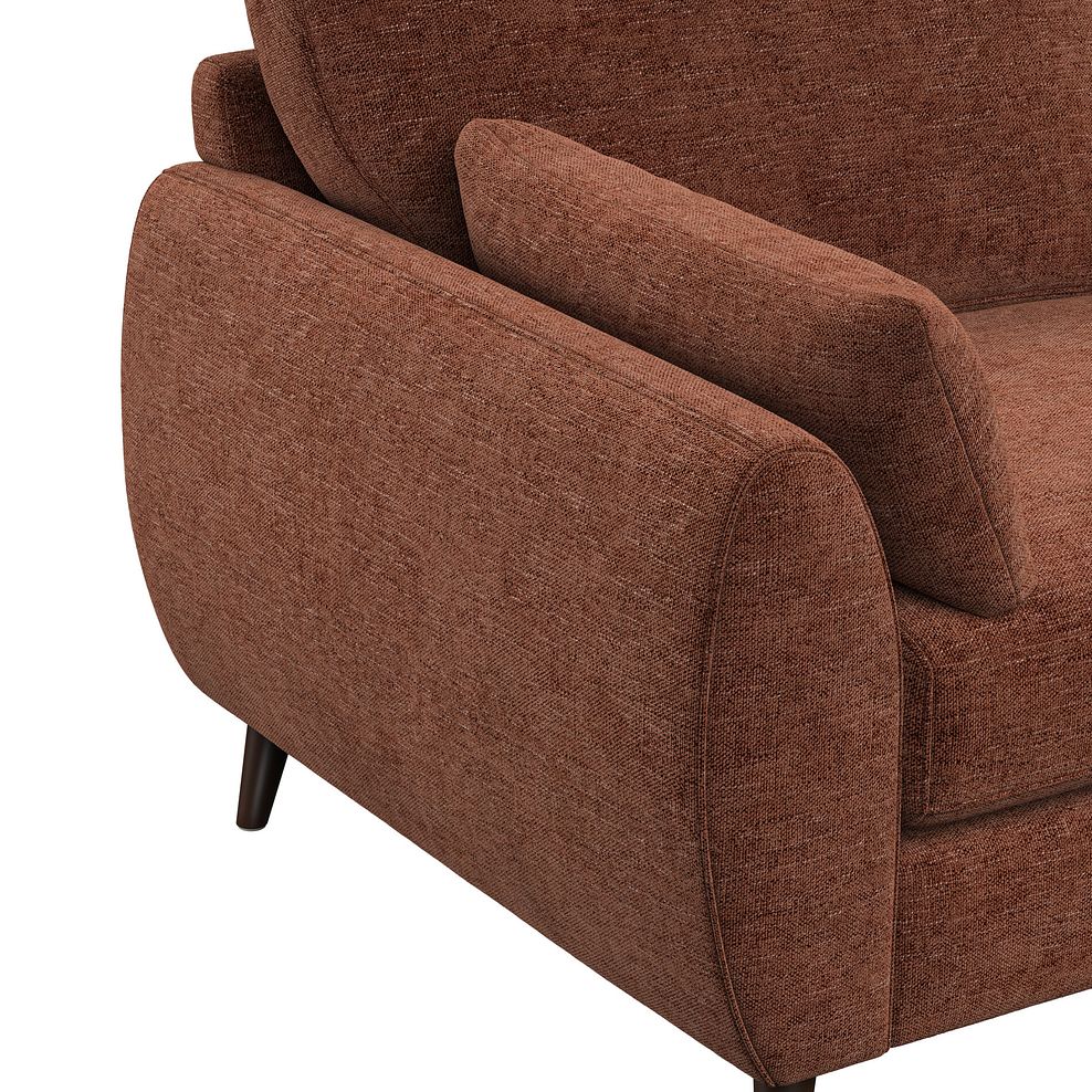 Nova Right Hand Corner Chaise Sofa in Arlan Copperwood Fabric 8