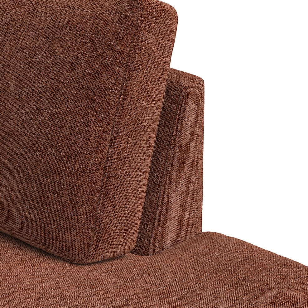 Nova Right Hand Corner Chaise Sofa in Arlan Copperwood Fabric 11