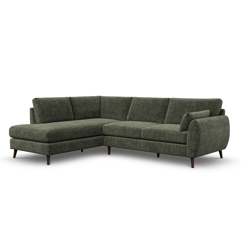 Nova Right Hand Corner Chaise Sofa in Arlan Mossy Fabric 1