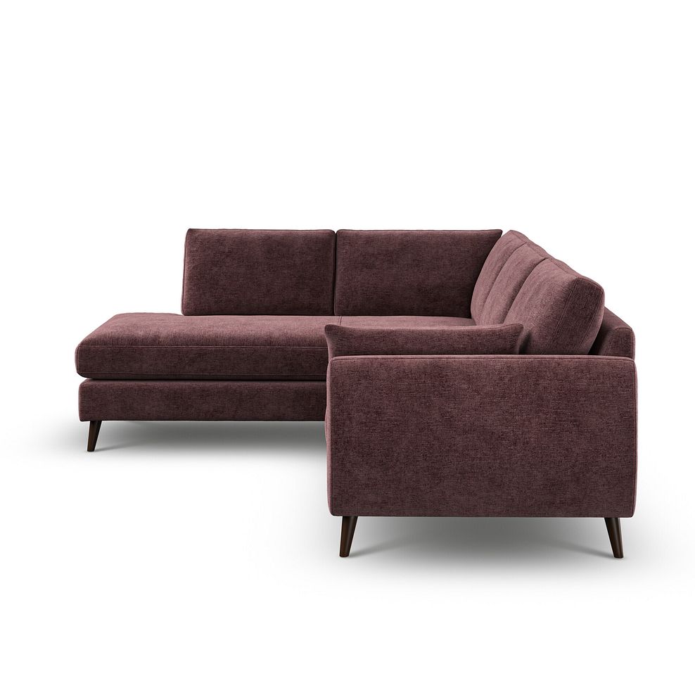 Nova Right Hand Corner Chaise Sofa in Arlan Rosewood Fabric 5