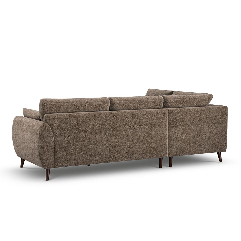 Nova Right Hand Corner Chaise Sofa in Arlan Smokestone Fabric 3