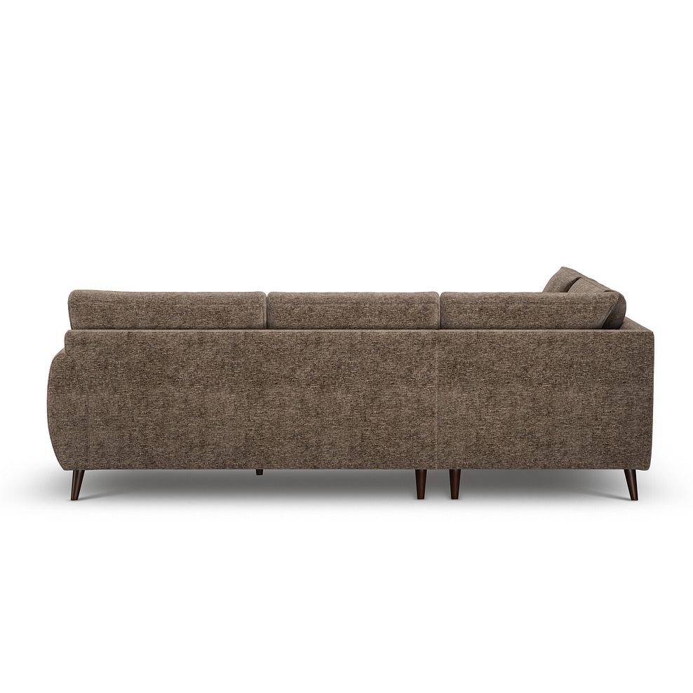 Nova Right Hand Corner Chaise Sofa in Arlan Smokestone Fabric 4